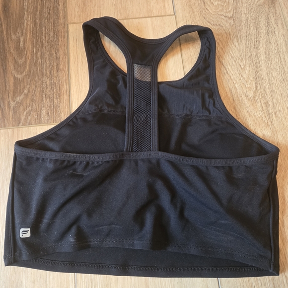 Black Racerback Active Crop - Picture 2 of 2